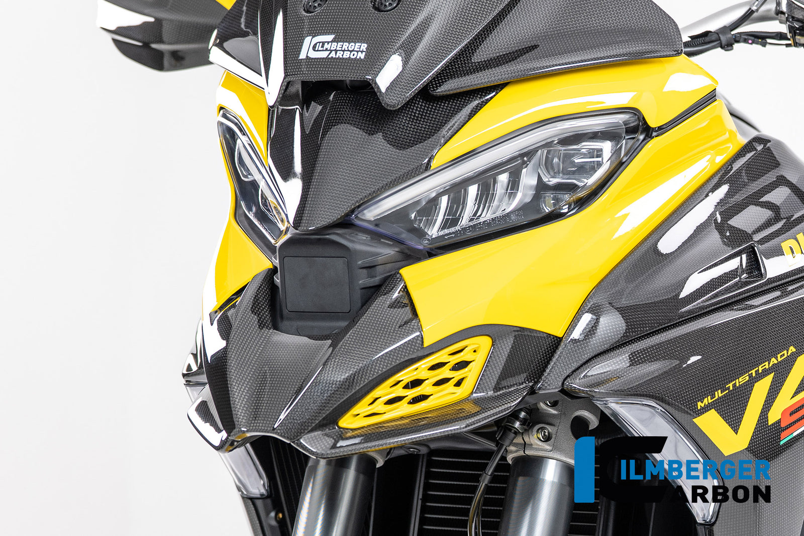 Ilmberger Carbon Front Beak Carbon Glossy Ducati Multistrada V4 2025
