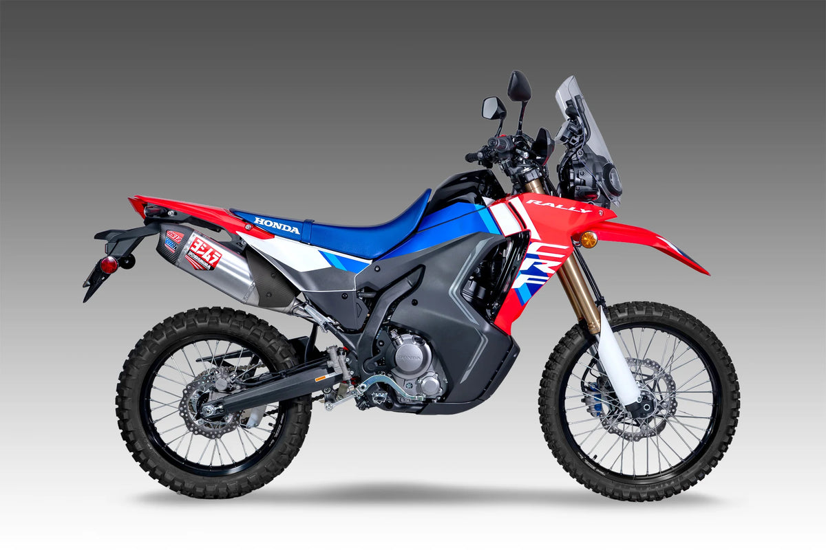Yoshimura CRF300L/Rally 21-26 Race RS-12 Stainless Full Exhaust, W/ Stainless Muffler