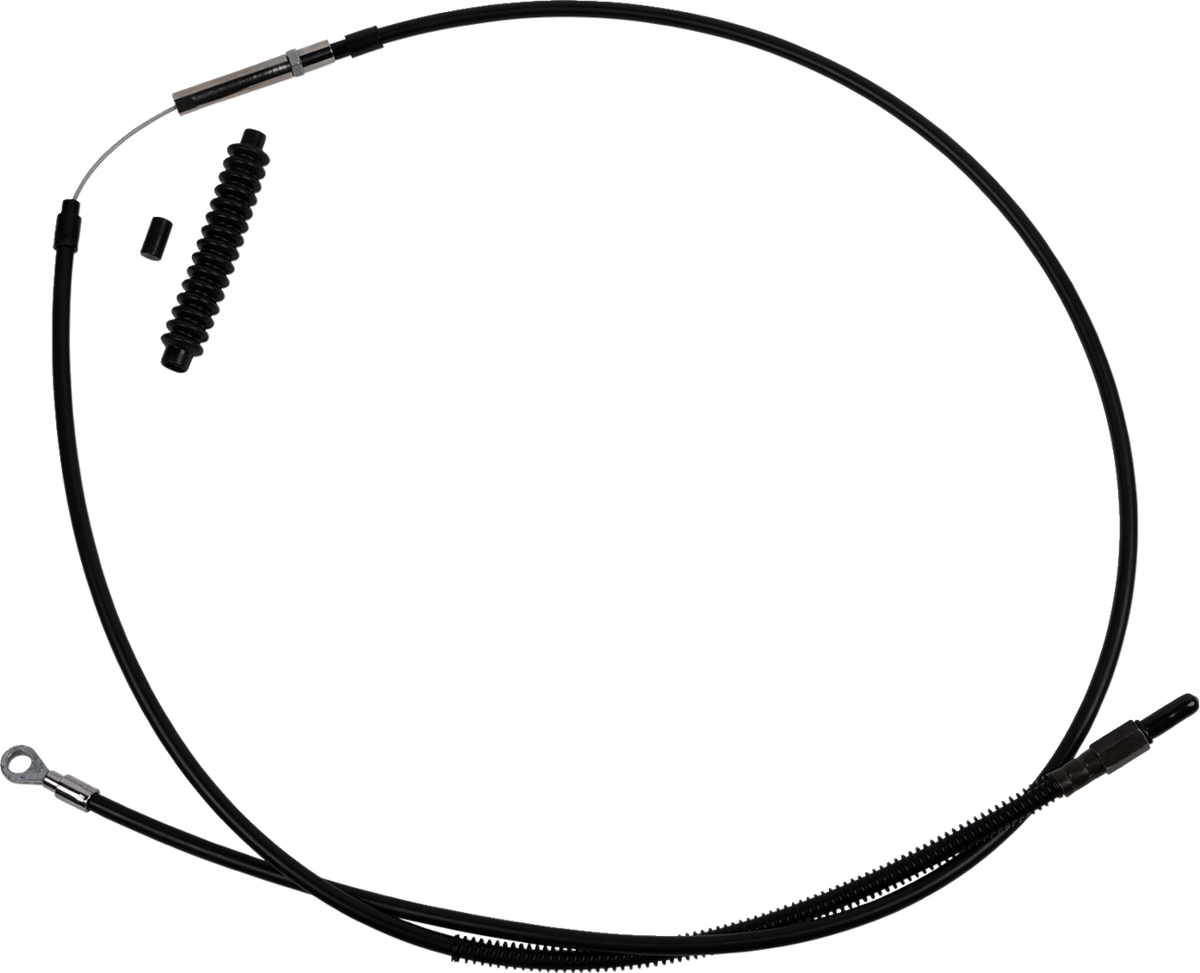 Barnett High-Efficiency Black Vinyl Clutch Cable - +10" Size