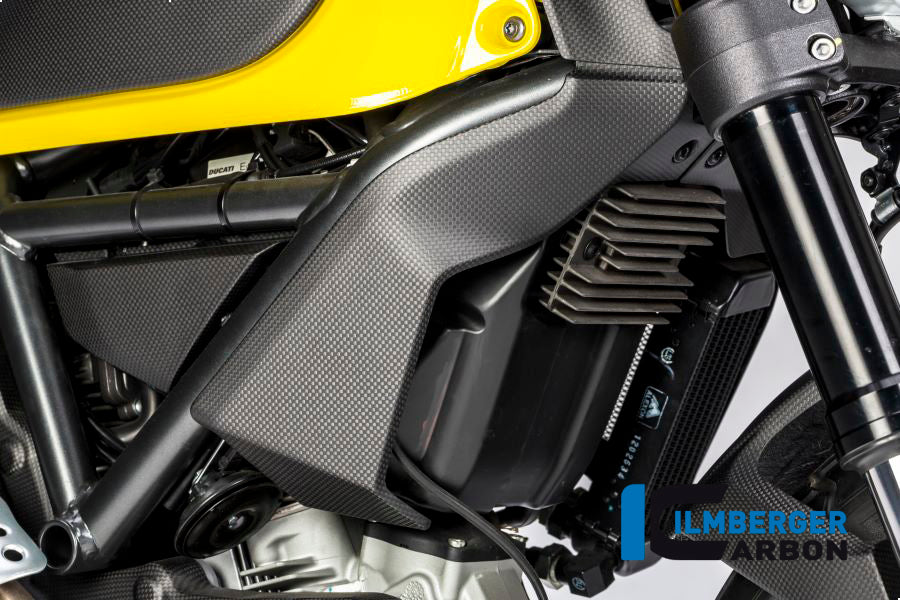 Ilmberger Carbon Radiator Cover Right Ducati Scrambler 2016