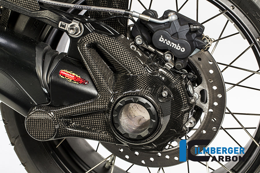 Ilmberger Carbon Cardan Housing Cover (Mounting Without Rear Splash Guard) Carbon For The Water-Cooled BMW R 1200