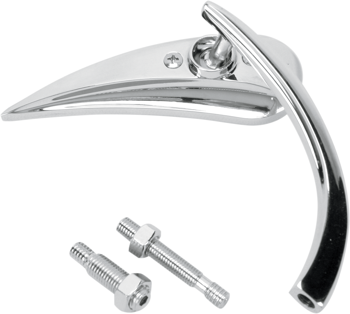Arlen NESS Mirror - Micro - Rad 2 - Side View - Teardrop - Chrome - Right