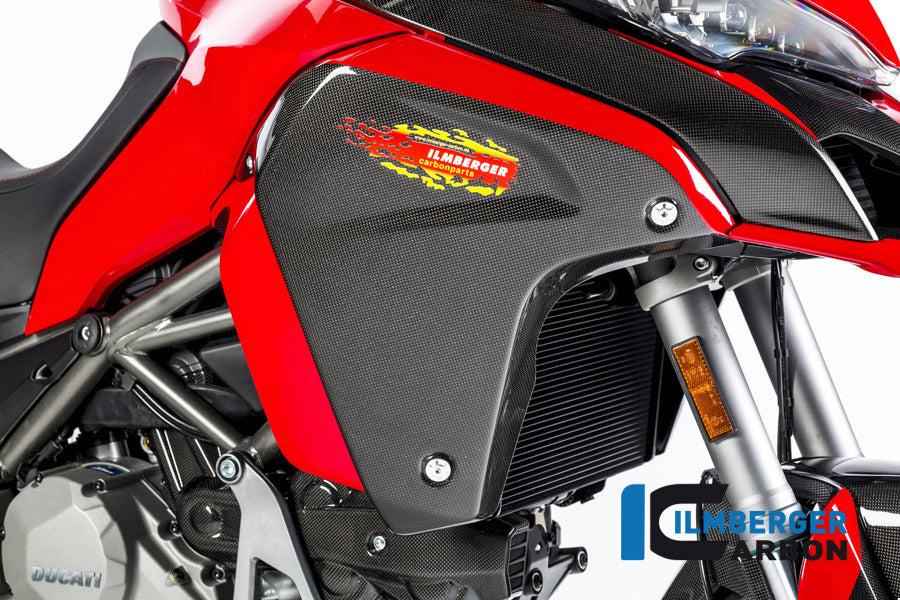 Ilmberger Carbon Side Fairing Rightside Ducati MTS 1200 2016 Enduro - Gloss