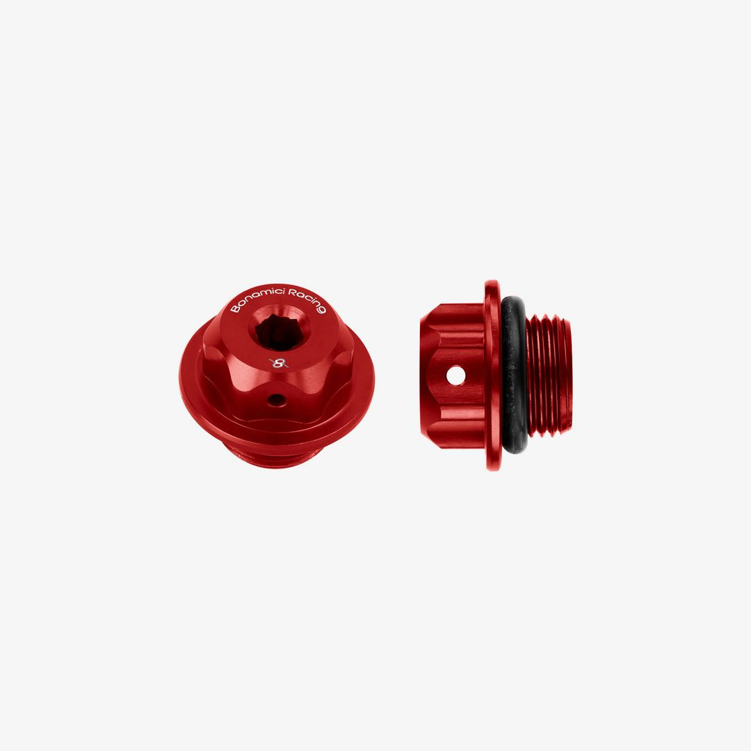 Bonamici Racing Oil Cap - M18x1,5 - Red