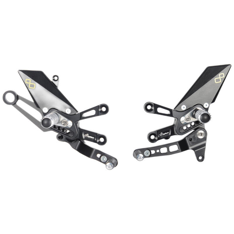 LighTech Adjustable Rearsets for RSV4 Tuono V4 1100 Factory 2021-2024