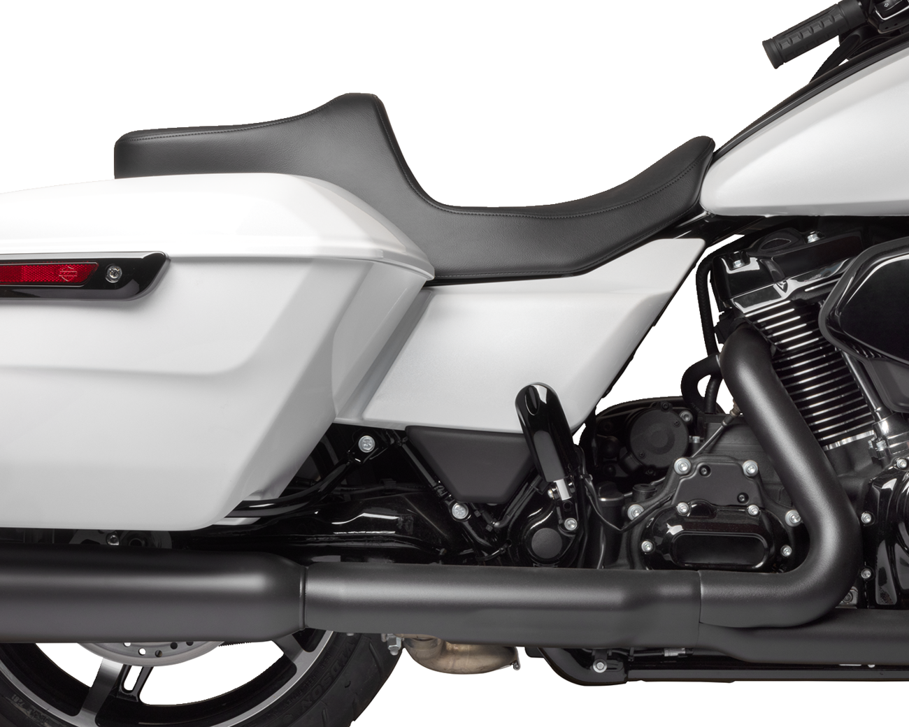 Drag Specialties Seats Predator III 2-Up Seat - Vinyl - Smooth - FLT/FLH '23-'24