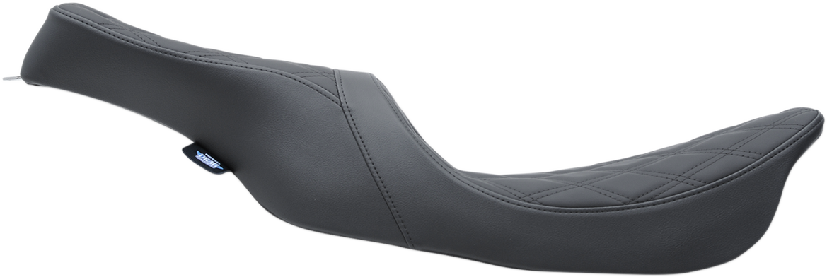 Drag Specialties Seats Predator 2-Up Seat - Double Diamond - Black Stitching - FL '99-'07