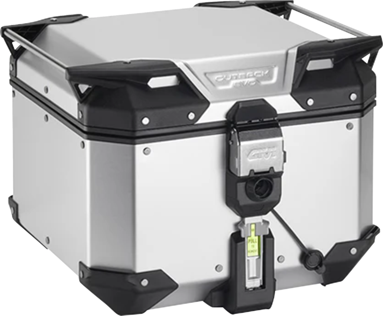 GIVI Outback Evo Top Case - 42 Liter - Anodized Silver