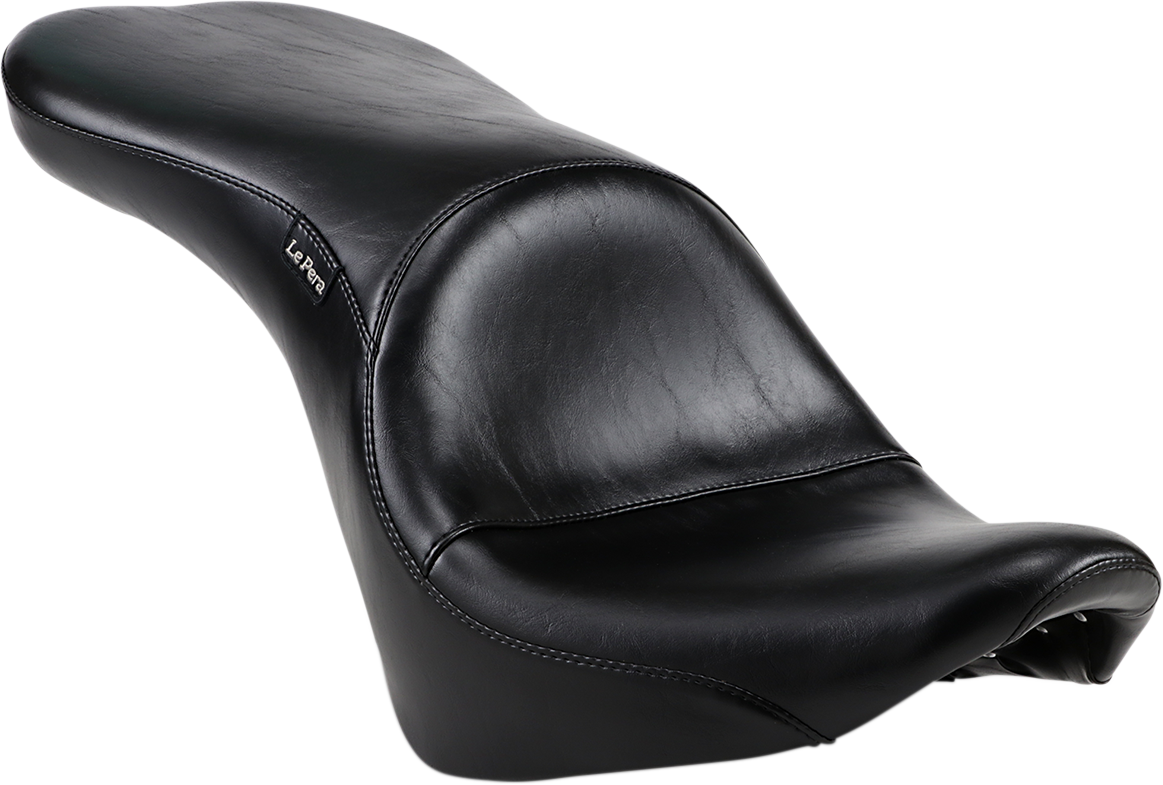Le Pera Maverick Seat - Without Backrest - Smooth - Black - FL/FX '18-'23