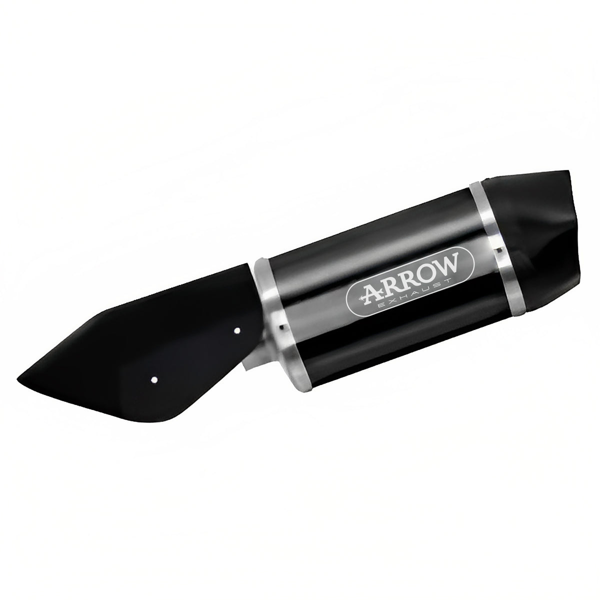 Arrow 71832AKN Indy Race Aluminium Dark Slip On With Carbon End Cap