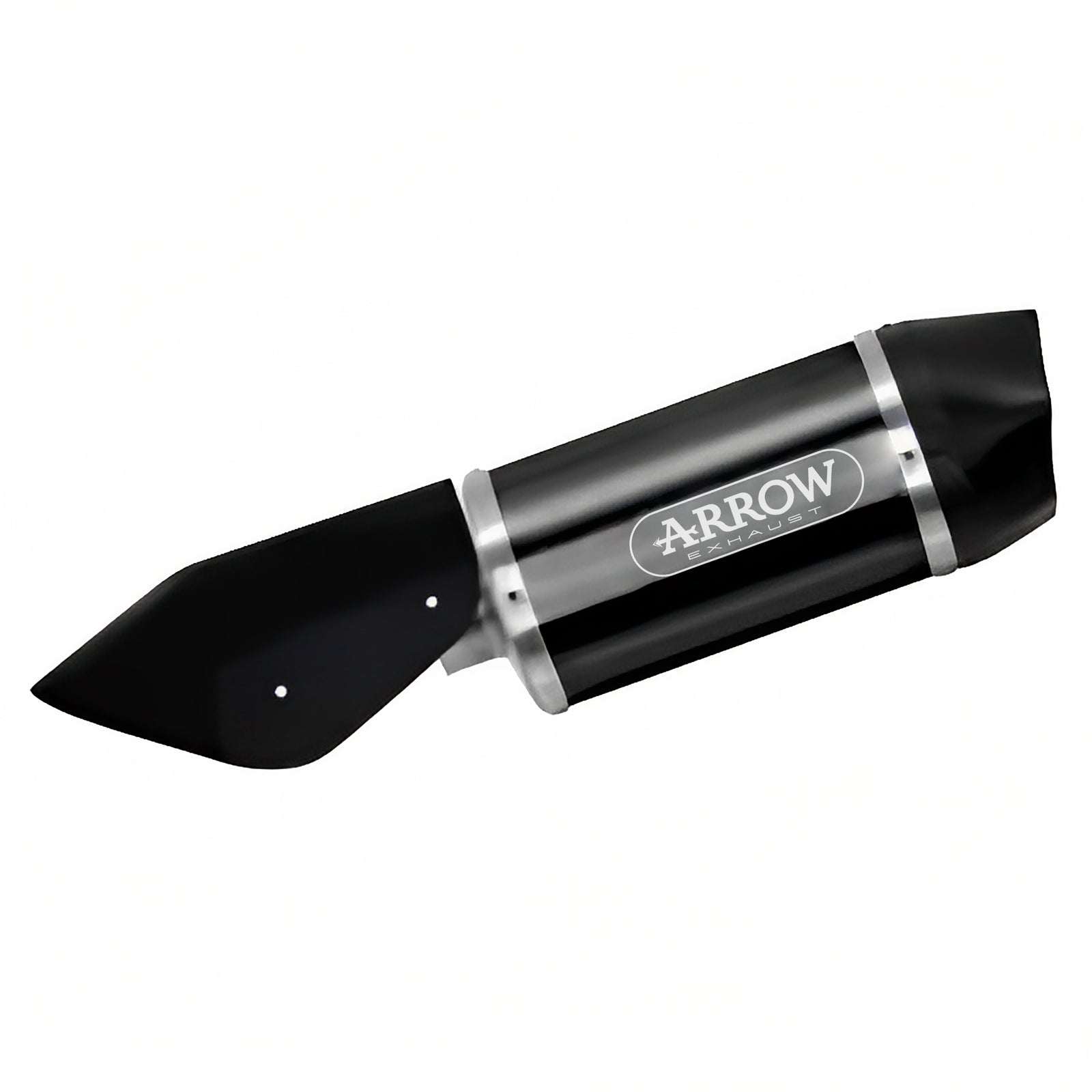 Arrow 71832AKN Indy Race Aluminium Dark Slip On With Carbon End Cap