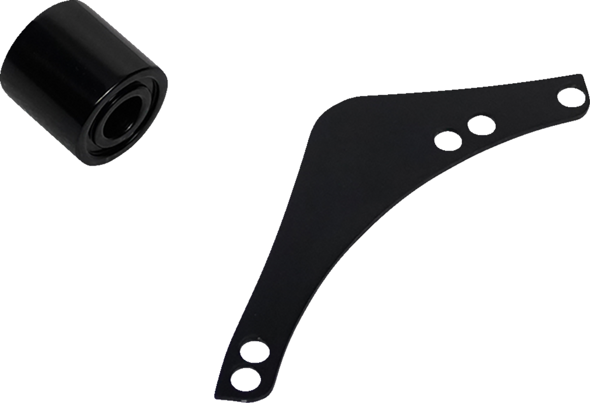 Arlen NESS Replacement Breather Bolt Cover Plate - Inverted/Method/Clear Tear/Sidekick - Left - Black