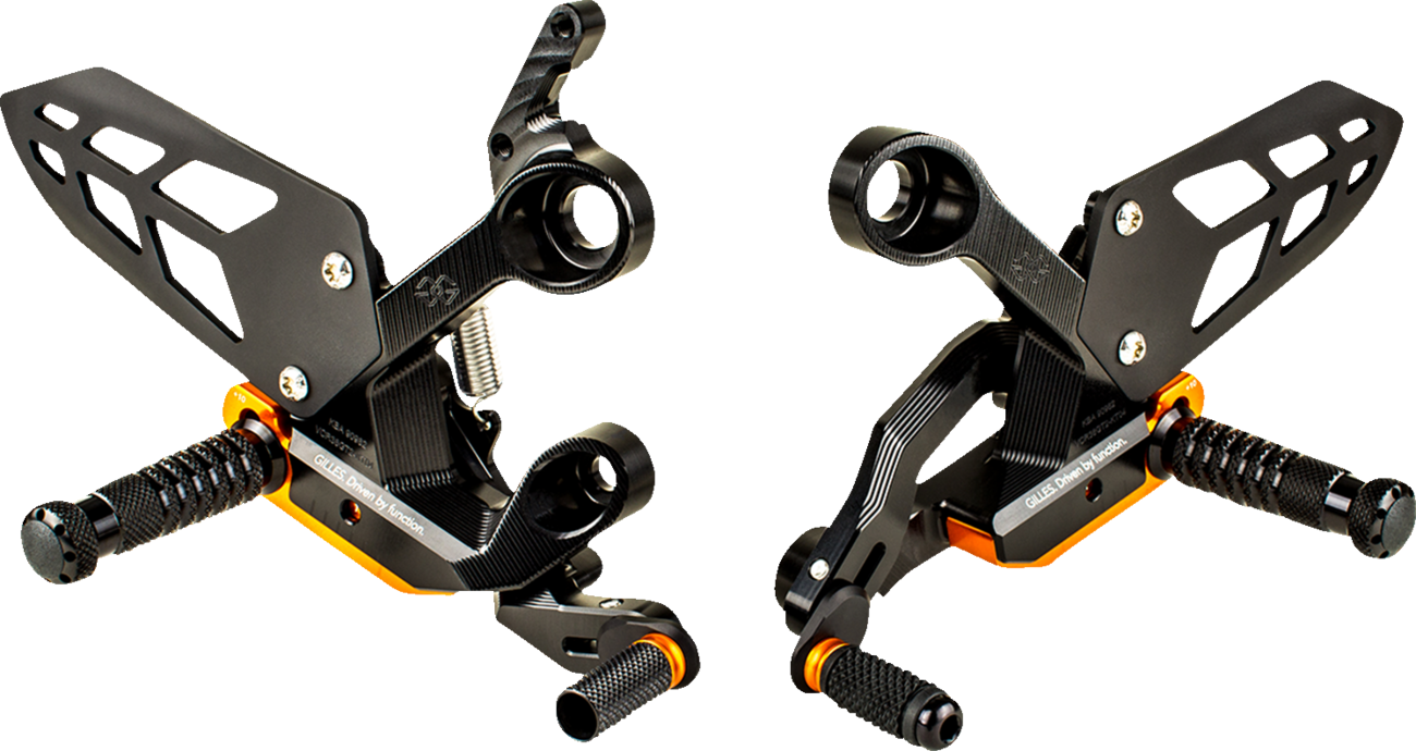 Gilles Tooling Adjustable Rearset - Black - KTM