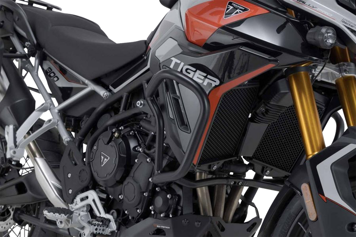SW-Motech Crash Bar - Left/Right - Black - Triumph