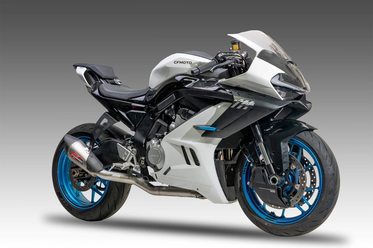 Yoshimura 675SS 2025-26 Race AT2 Stainless Full Exhaust, W/ Stainless Muffler