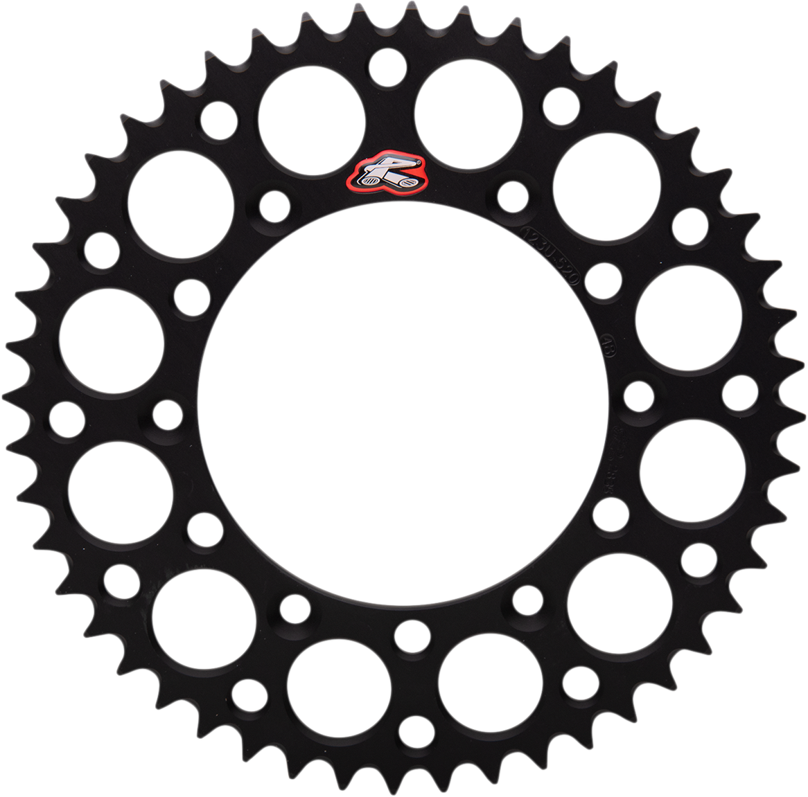 Renthal Rear Sprocket - Aluminum - 48 Tooth - Black - Suzuki
