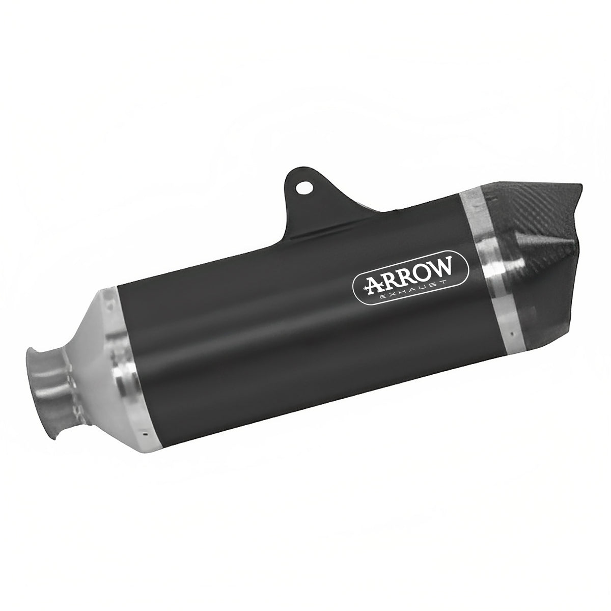 Arrow 71820AKN Race-Tech Aluminium Dark Slip On With Carbon End Cap