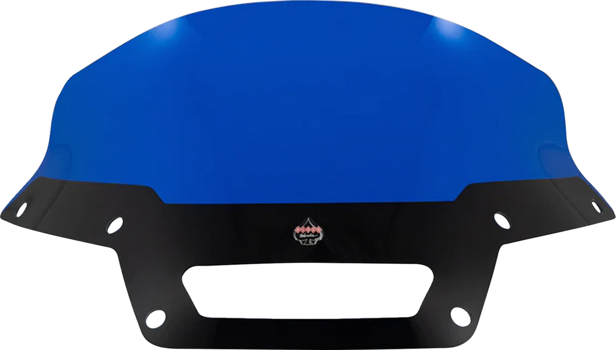 Klock Werks Kolor Flare® Windshield - 6" - Blue - '22-'25 FXLRST