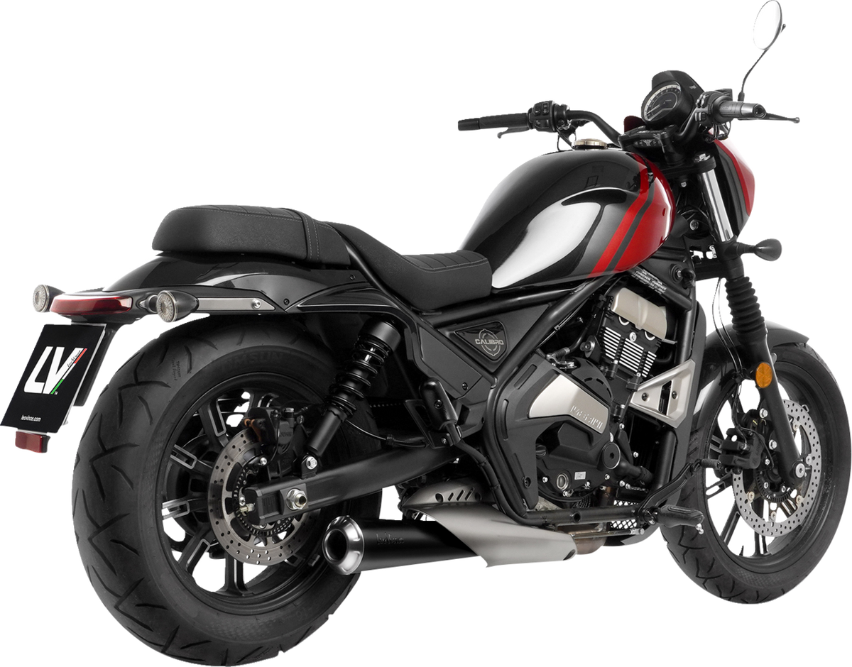 LeoVince Classic Racer Slip-On Muffler - Black - Claibro 700