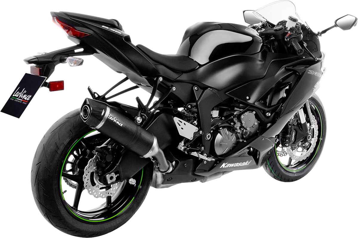 LeoVince Factory S Slip-On Muffler - Carbon Fiber - Tuono