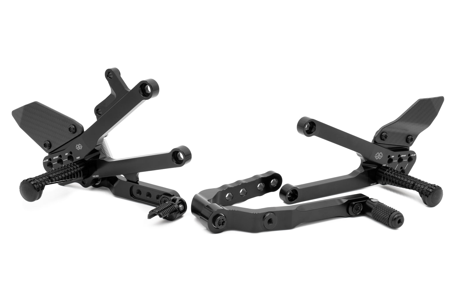 Gilles Tooling FXR2 - Footrest System Black