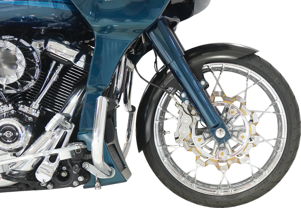 Klock Werks Henry Front Fender - Black - 21" - HD Touring/Trike