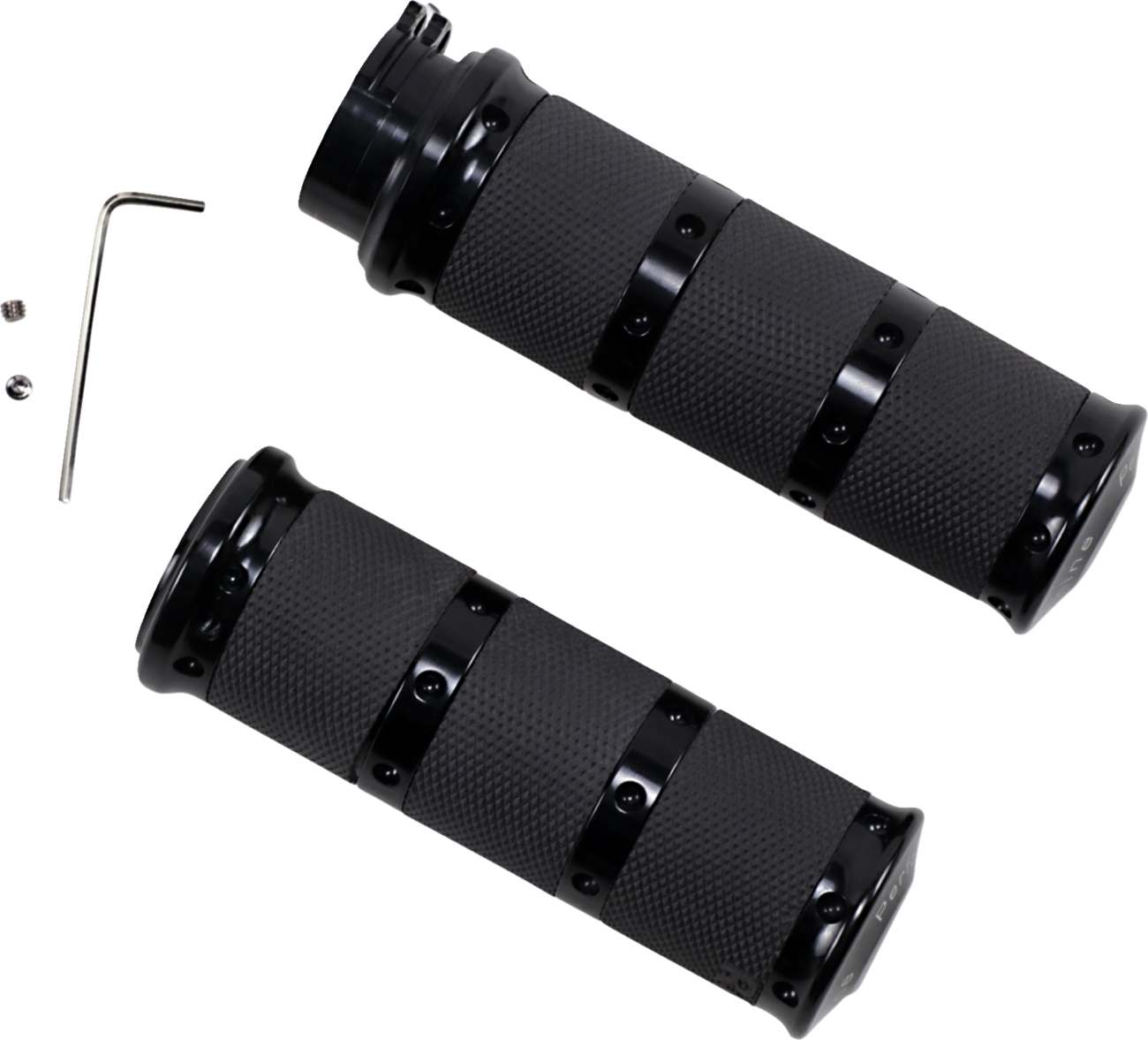 Performance Machine (PM) Contour XL Renthal Wrapped Grips - Cable - Black