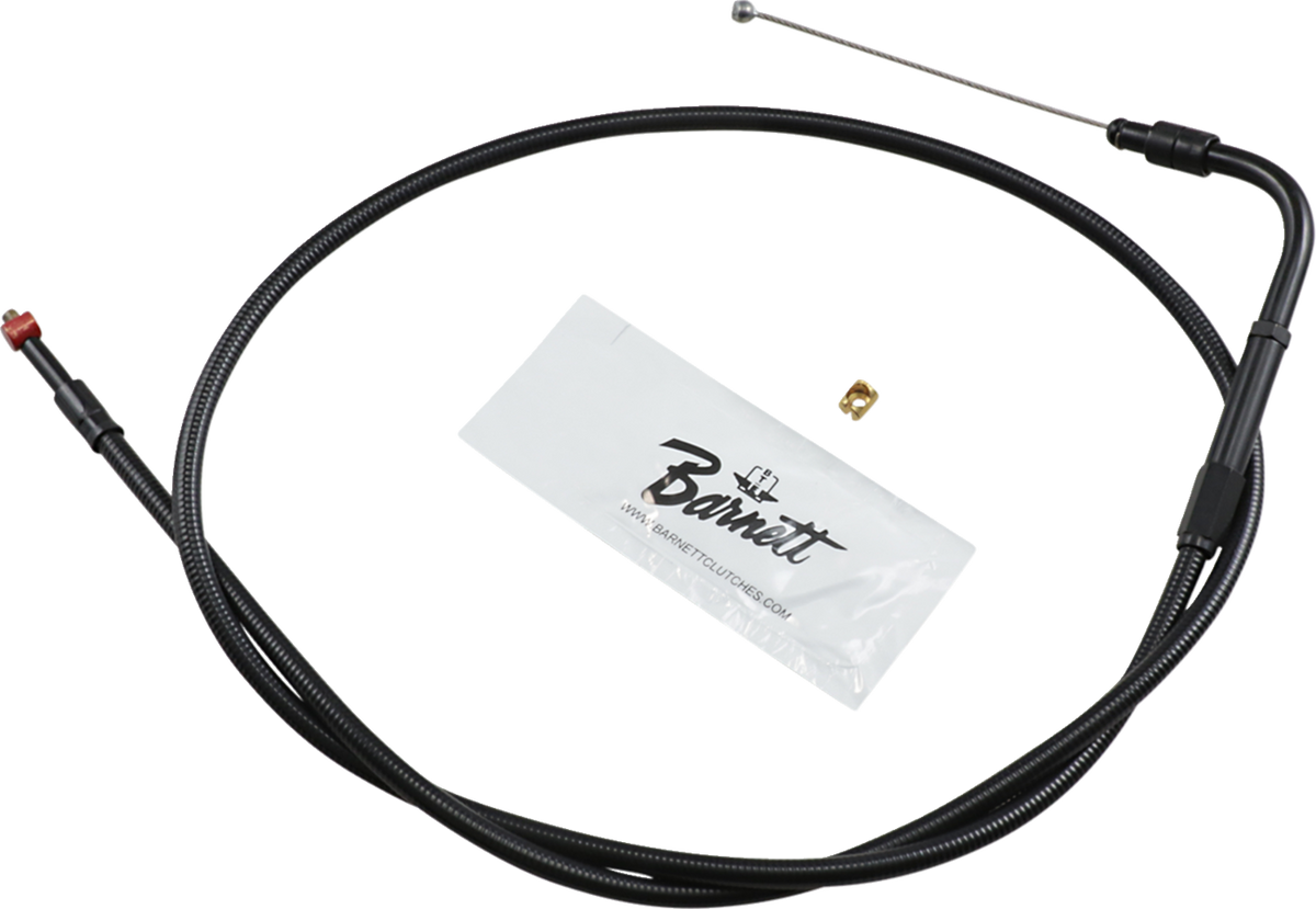 Barnett Stealth Series Throttle Cable - +3" - V-Rod