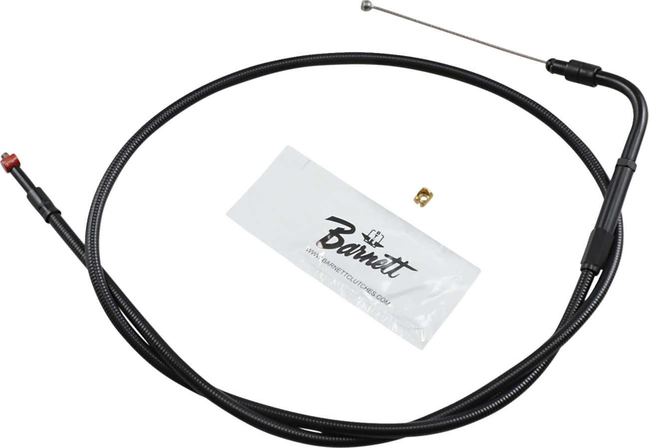 Barnett Stealth Series Throttle Cable - +3" - V-Rod