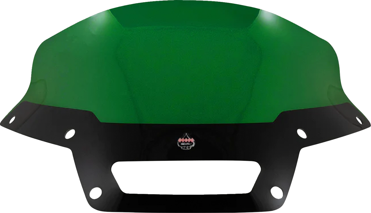 Klock Werks Kolor Flare® Windshield - 6" - Green - '22-'25 FXLRST