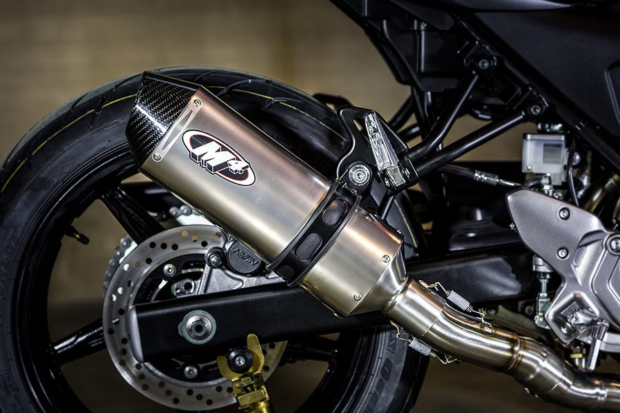 M4 Exhaust 2017 SV-650 Full System with Titanium muffler