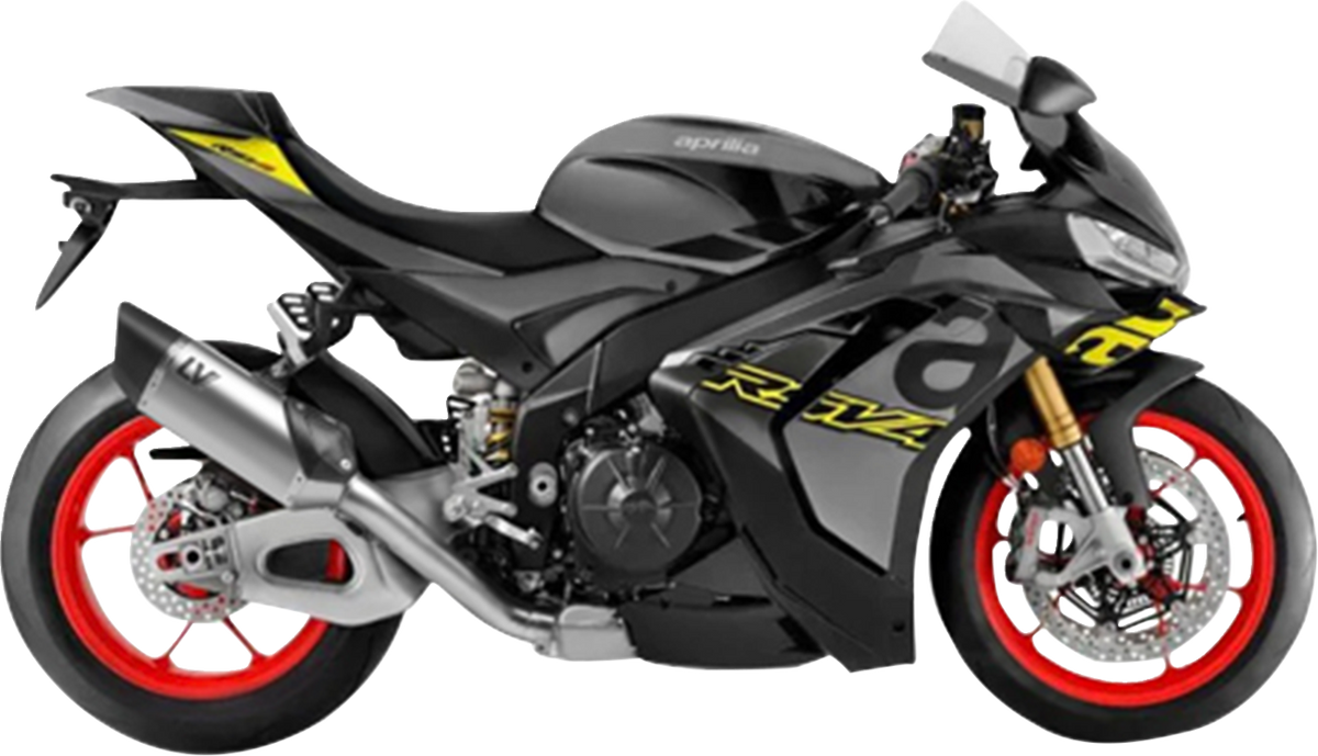 LeoVince LV-14 R Slip-On Muffler - Stainless Steel - RSV4/Tuono V4