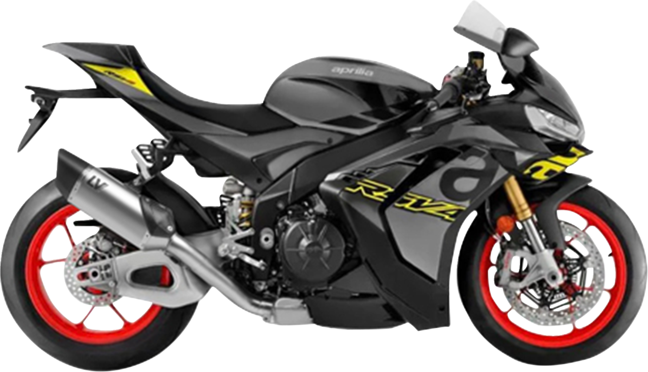 LeoVince LV-14 R Slip-On Muffler - Stainless Steel - RSV4/Tuono V4