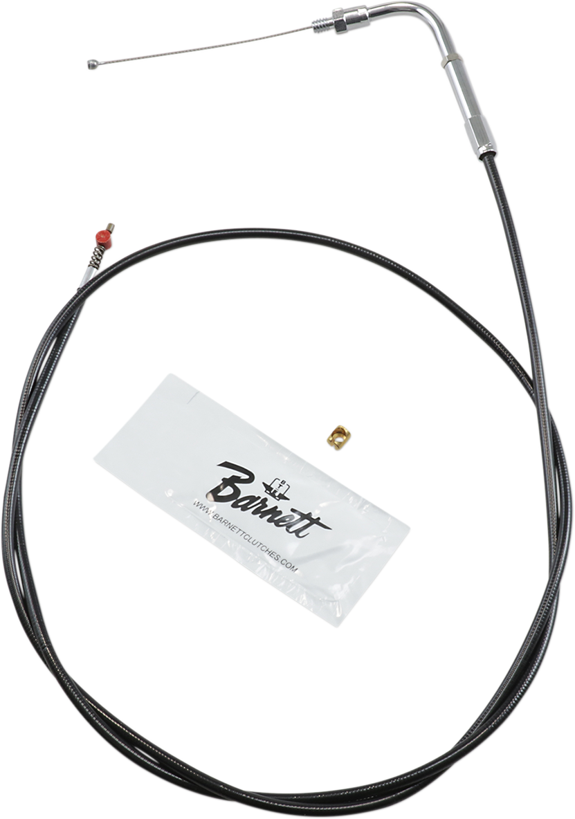 Barnett Black Vinyl Idle Cable - +6" Size - 48" Length