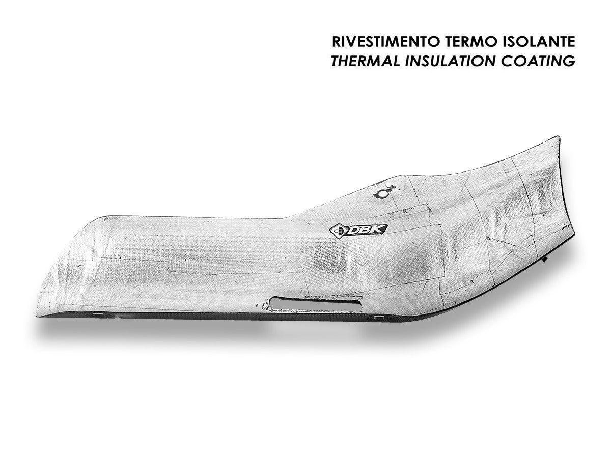 CRB223O - MTS V4 PIKES PEAK MY25 MATT CARBON EXHAUST GUARD UPPER