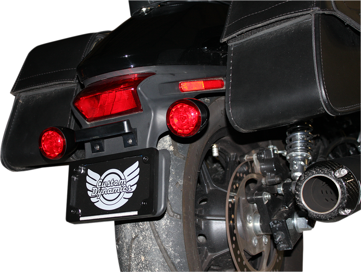 Custom Dynamics ProBEAM® Turn Signals - Gloss Black/Red - Universal
