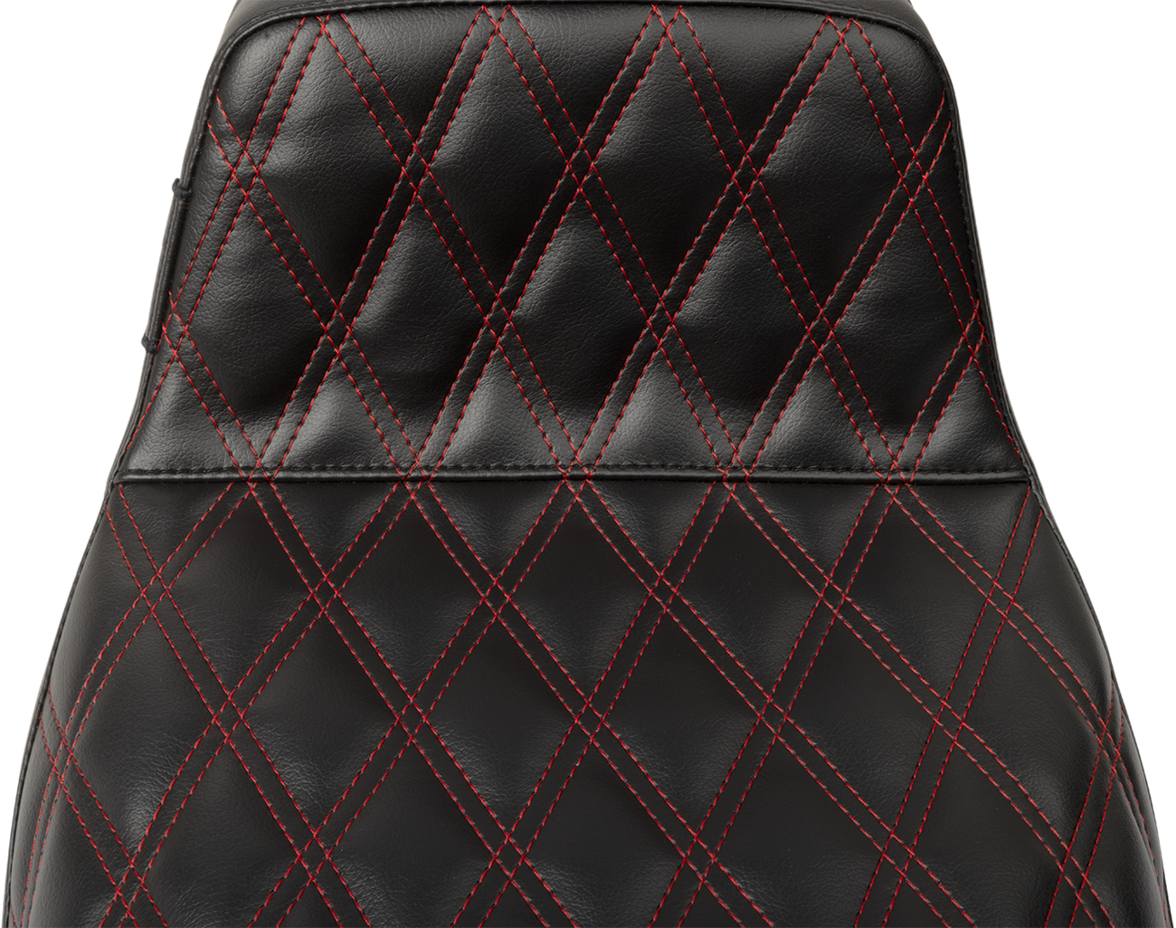 Le Pera Tailwhip Seat - Red Double Diamond Stitch - FLH/FLT '23-'25