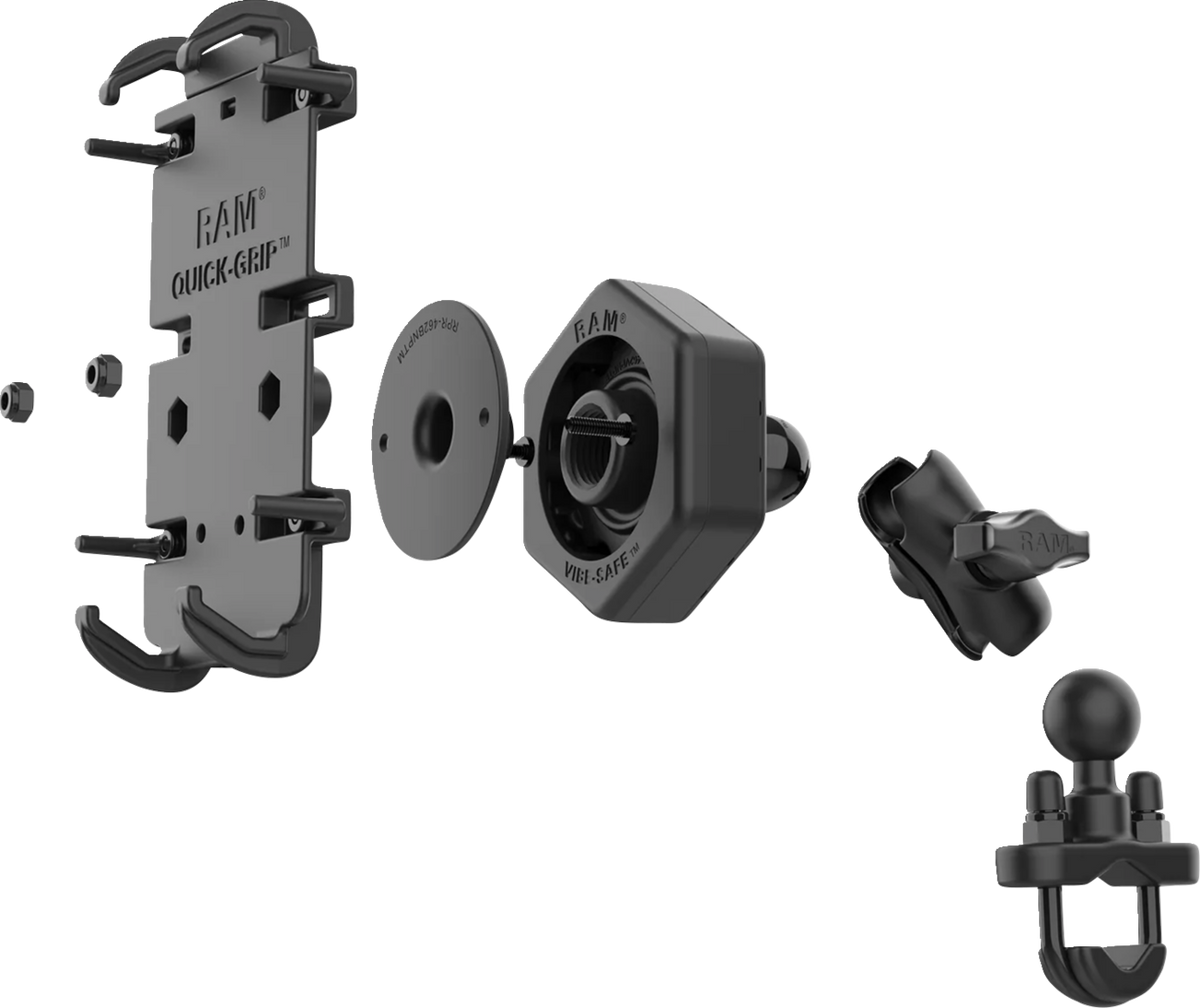 RAM Mounts Quick Grip™ Phone Mount With U-Bolt Base