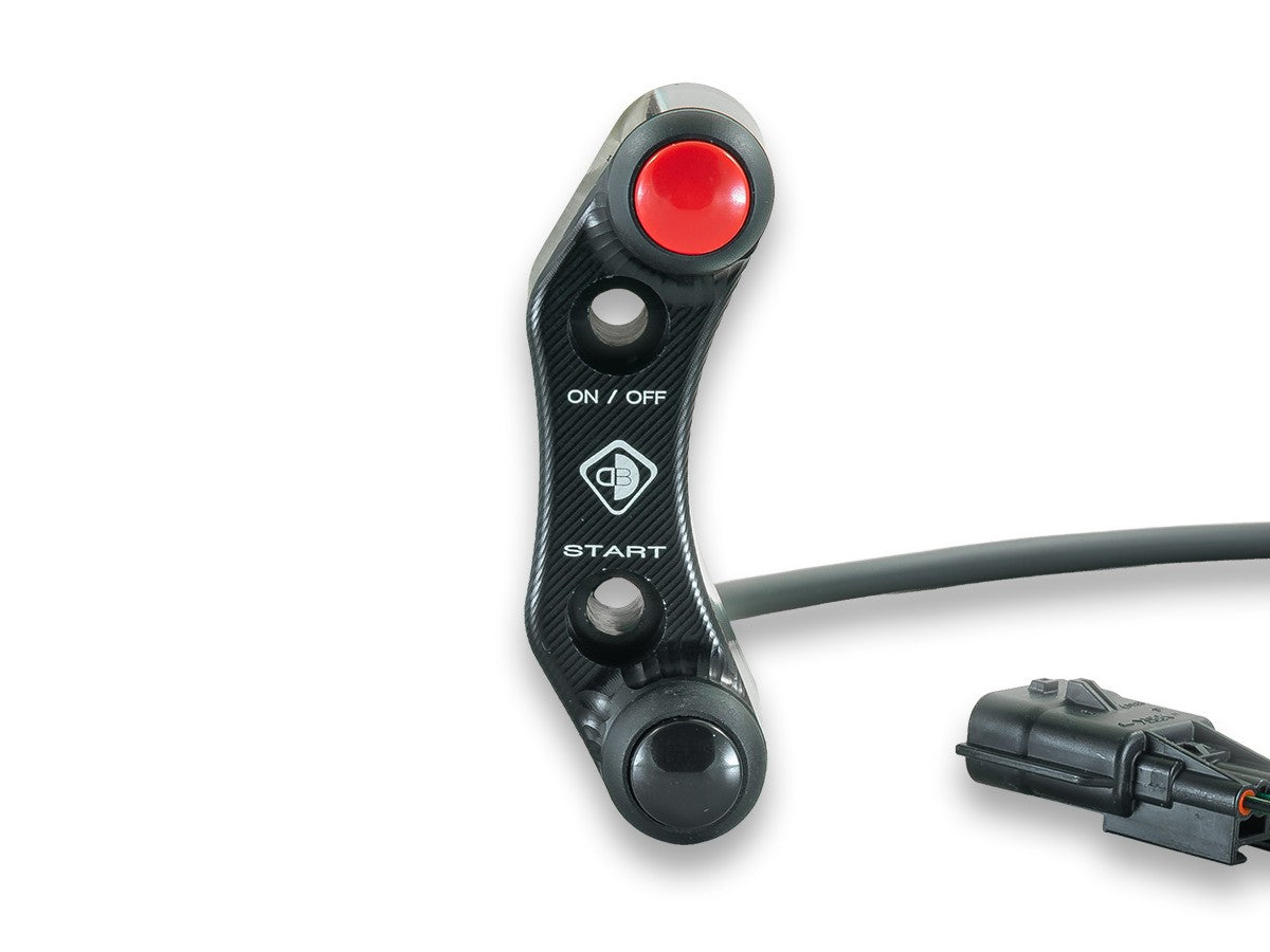 Ducabike DBK CPPI29 - KTM Duke 990 Brake Pump Clamp With Integrated Push Button Panel