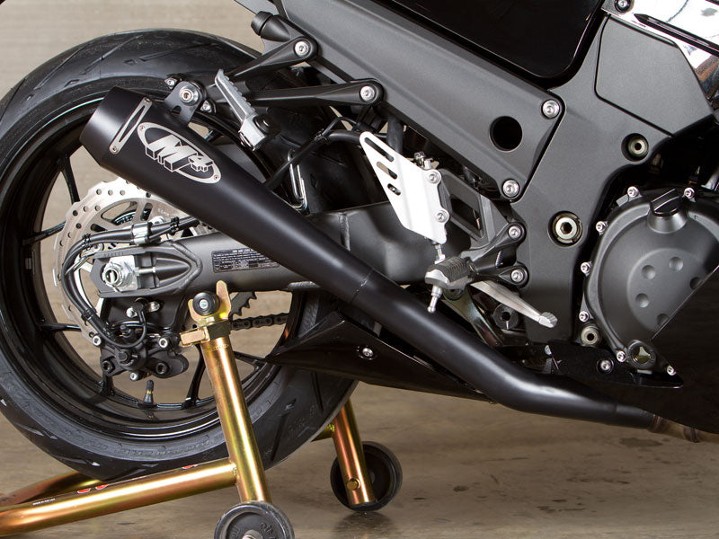 M4 Exhaust 2012 ZX14R Slip On Retro-Drag