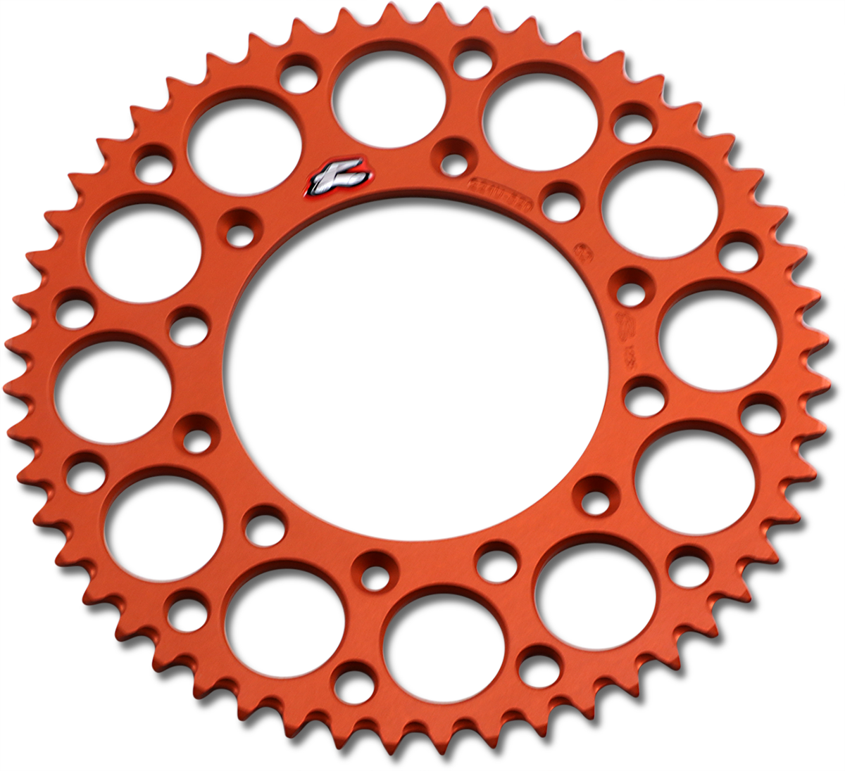 Renthal Rear Sprocket - Aluminum - 52 Tooth - Orange