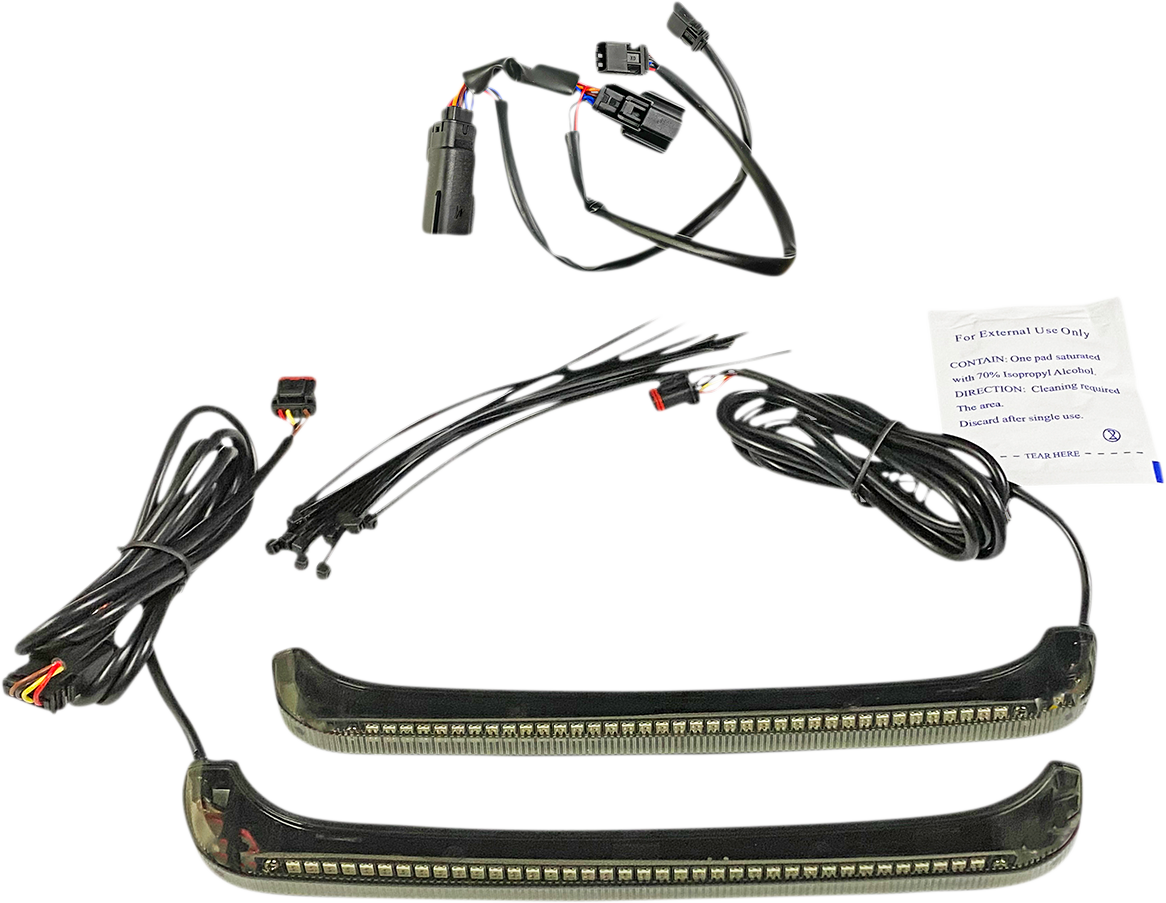 Custom Dynamics Saddlebag Lights - Smoke Lens
