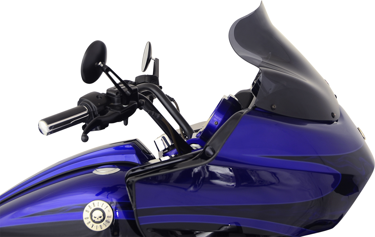 Klock Werks Sport Flare® Windshield - 12" - Dark Smoke - '96-'13 FLTR