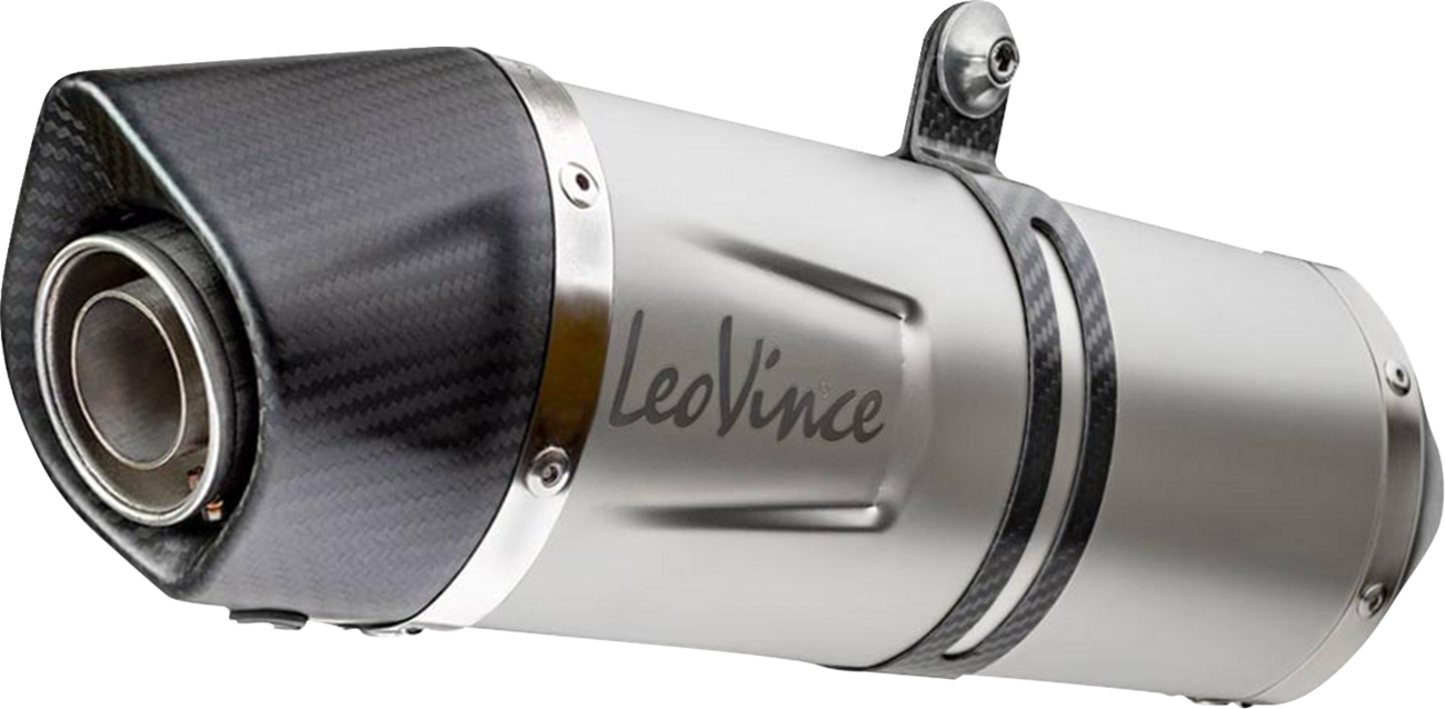 LeoVince LV One Evo Slip-On Muffler - Stainless Steel - FZ8