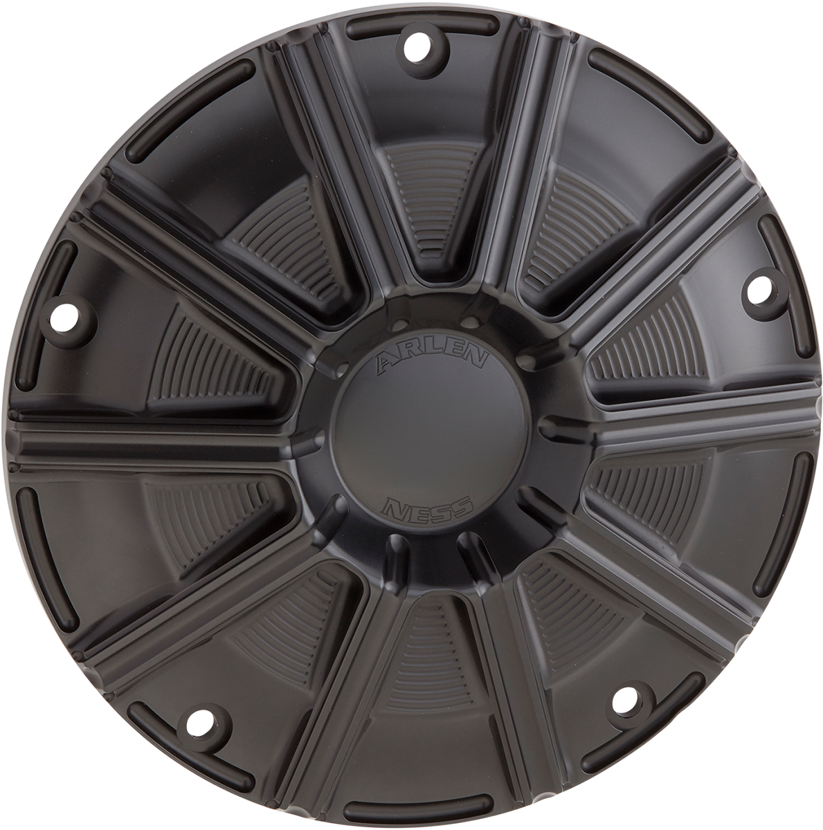 Arlen NESS 10-Gauge Derby Cover - Black - Touring/Trike