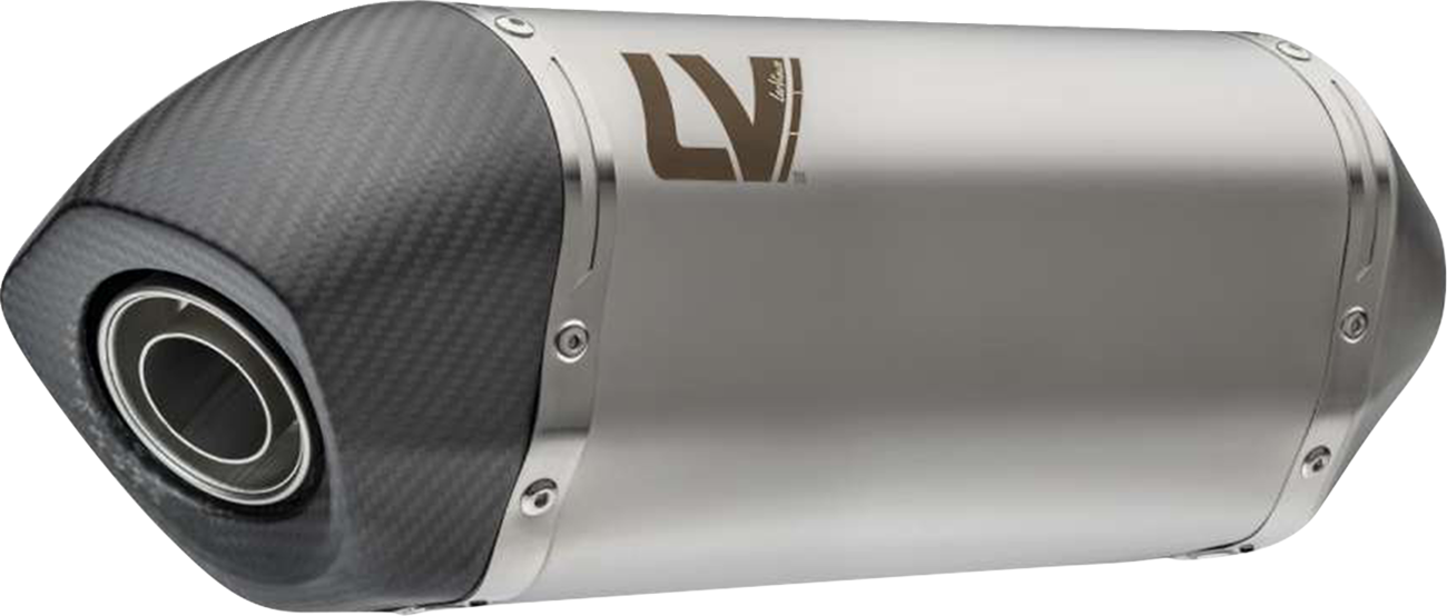 LeoVince LV-14 Slip-On Muffler - Stainless Steel - Aprilia Tuareg 660