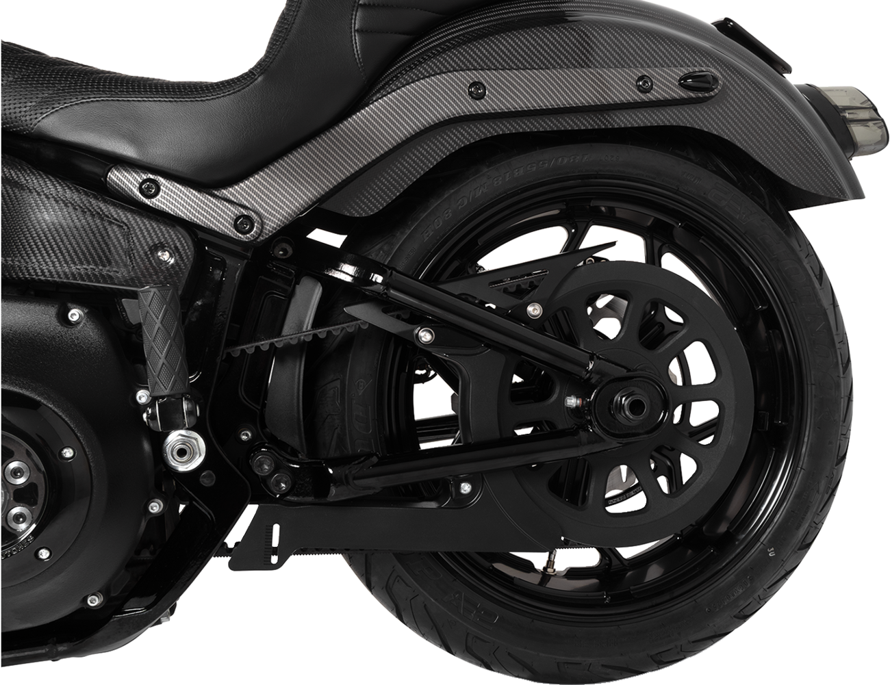 Saddlemen Rear Fender - Carbon Fiber/Gloss - FXLR/S/ST