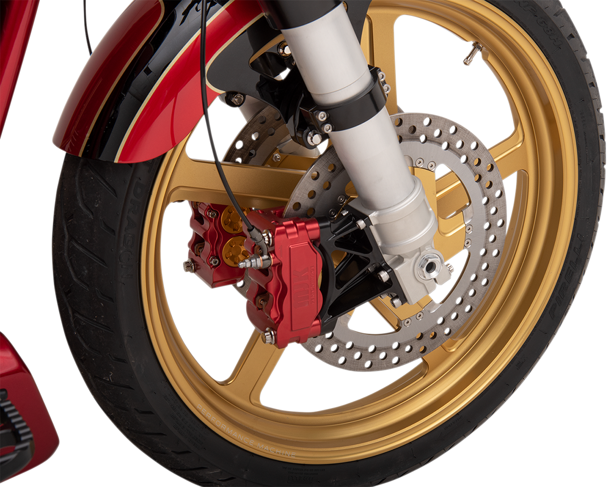 Performance Machine (PM) Gold Ops Rotor - 11.8" - Front Right