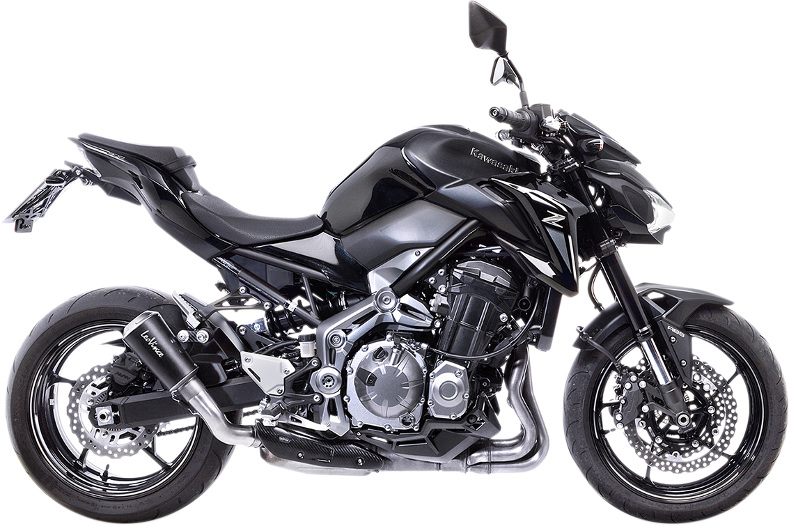 LeoVince LV-10 Slip-On Muffler - Black Stainless Steel - Z 900