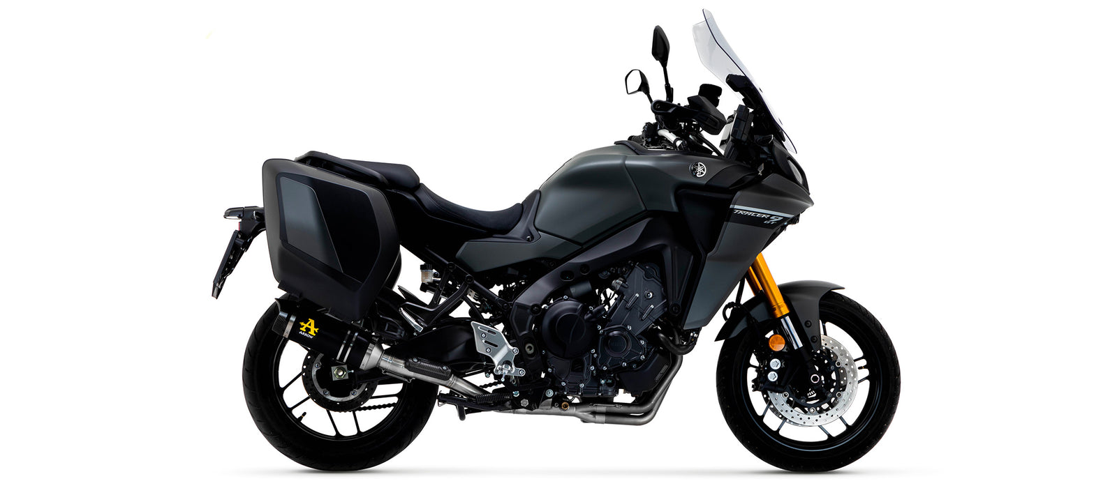 Arrow 71934AKN Thunder Aluminium Dark Slip On With Carbon End Cap